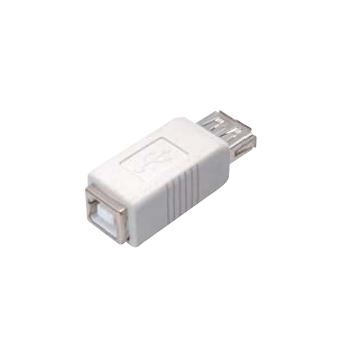 Cabo de interface/adaptador de género Vivanco USB 2.0 compatible compact adapter USB A USB B Branco - 1