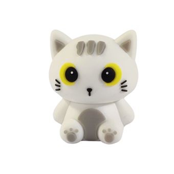 Borracha 3D itotal Gato Branco - 1