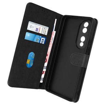 Capa Fólio Avizar para Honor 70 Aba com Função de Suporte - Preto - 1