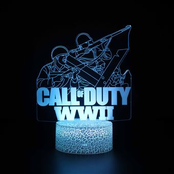 Lâmpada 3D HSMY | Infantil | Multicolorido com Controlo Remoto | Call of Duty | 768 - 1