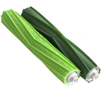 Pack Antiimpacto | 2x escova lateral rotativa borracha | para Irobot Roomba i5 / i5+ - 1