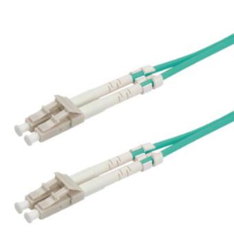Cabo de Fibra Ótica ROLINE Fibre Optic Jumper Cable, 50/125µm, LC/LC, OM3, turquoise 5 m | Turquesa - 1
