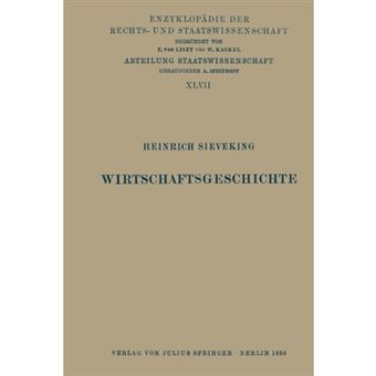 Wirtschaftsgeschichte - Paperback / softback - 1935 - 1