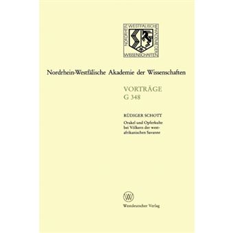 Orakel Und Opferkulte Bei Volkern Der Westafrikanischen Savanne - Paperback / softback - 1997 - 1