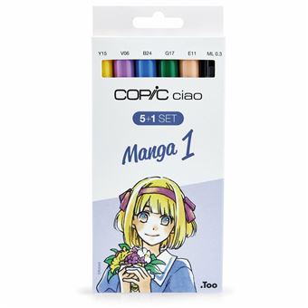 Marcador Copic Ciao 5+1 Set Manga 1 - 1