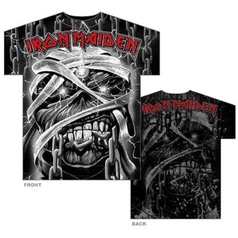 T-shirt Rock Off IRON MAIDEN | Gigantic Mummy Head | S | Black - 1