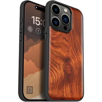 Capa Madeira de Jacarandá Antiimpacto | para Iphone 14 Plus - 1