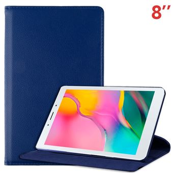Capa traseira para Samsung Galaxy Tab A (2019) T290 / T295 COOL em couro de 8 polegadas Azul - 1