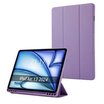 Capa TUMUNDOSMARTPHONE flip inteligente para Apple iPad Air 2024 13 (M2) | Roxo - 1