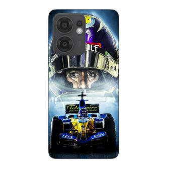 Capa Maniacase para Oppo Reno 13F | Renault R25 Aston Martin F1 Fernando Alonso - 1