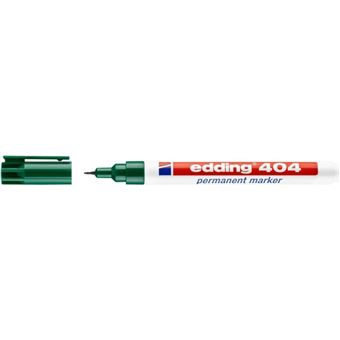 Marcador Permanente Edding 404 | Verde, Branco - 1