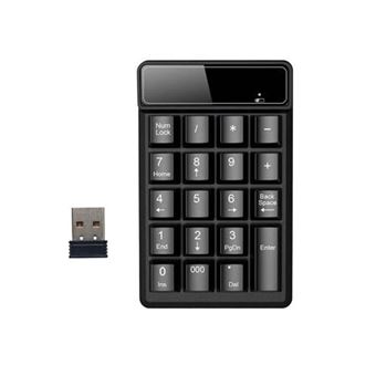 Mini Teclado Numérico Wireless Goeik - Preto - 1