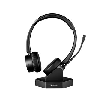 Auscultadores Bluetooth Sandberg Bluetooth Office Headset Pro+ | Preto - 1
