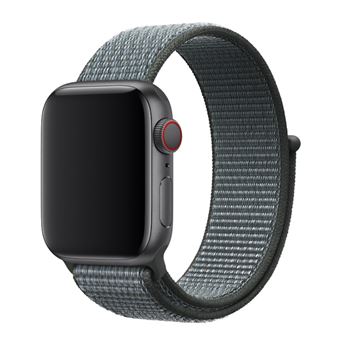 Pulseira de nylon de Substituição WISETONY para Apple Watch Series 4 40mm/Series 3/2/1 38mm Cinza-verde - 1