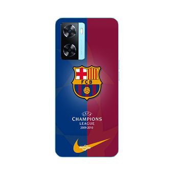 Capa Maniacase para Oppo A57s 4G | barcelona fc real madrid champions league - 1