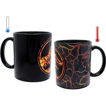 Caneca Sensível ao Calor Joy Toy Logo Jurassic World Cerámica | 320 ml - 1