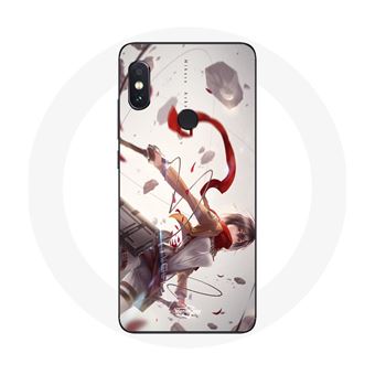 Capa Maniacase para Xiaomiredmi Note 5 Ai Dual Camera Mikasa Ackerman Attack des Titans Manga - 1