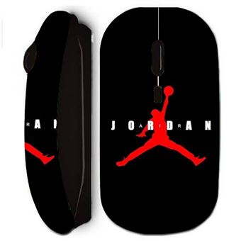 Rato Sem Fios Maniacase | Preto | com logótipo vermelho Michael Jordan - 1