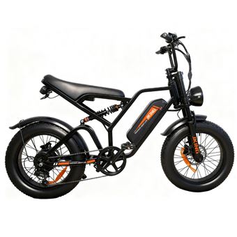 Bicicleta Elétrica Fat Bike JKING FXH009 | Bateria de 48V 15,6Ah | Preto - 1