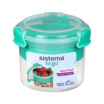 Recipiente de Almoço Sistema To Go | Azul menta - 1