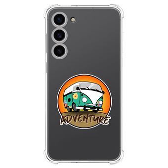 Capa Tumundosmartphone de silicone anti-choque para Samsung Galaxy S23+ Plus 5G design de desenho de aventura - 1