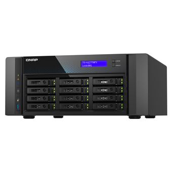 Nas QNAP TS-H1277AFX-R7-32G | Preto - 1