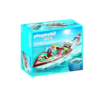 Brinquedo de construção Playmobil Playmobil 9428 - Motorboot mit Unterwassermotor Spiel - 1