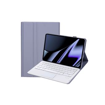 Capa com Teclado Bluetooth FOXDOCK para Oppo Pad | Teclas Quadradas | Função Touchscreen | Roxo - 1