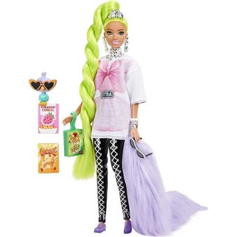 Barbie Extra com Cabelo Verde Neon Mattel - 1