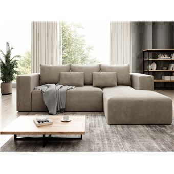 Sofá de canto moveis.pt Arvada 116 | Caixa para roupa de cama | Funcionalidade de dormir - 1