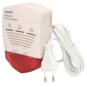 Detetor/Sensor de Gás Natural com Alarme Orno Or-Dc-614 - 1