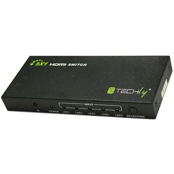Comutador de Vídeo Techly IDATA HDMI-4K51 | Preto - 1