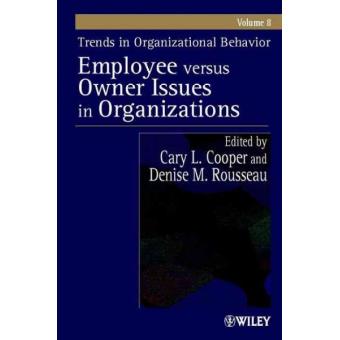 Employee Versus Owner Issues in Organizations - Paperback - 2001 - 1