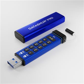 Unidade de Memória Usb iStorage datAshur Pro USB3 256GB | Azul - 1