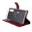 Capa PU lua azul vinho rojo para Samsung Galaxy A50_1