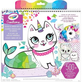 Livro Crayola Creations Stickers e Números - 1