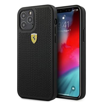 Capa Original Antichoque Ferrari Track Performance para Iphone 12/ 12 Pro Preto - 1