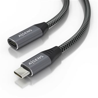Cabo Usb AISENS A107-0760 | Cinzento - 1