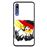 Capa Hapdey para Huawei P20 Pro - P20 Plus Design Bandeira de Alemanha em Silicone Flexível e TPU Preto_0