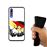 Capa Hapdey para Huawei P20 Pro - P20 Plus Design Bandeira de Alemanha em Silicone Flexível e TPU Preto_3