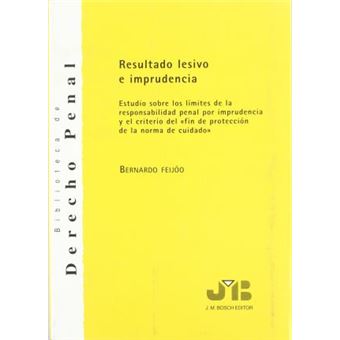 Resultado Lesivo E Imprudencia : Estudio Sobre Los Limites de La Responsabilidad Penal Por Imprudencia y El Criterio del ""Fin de Proteccion de La Norma de Cuidado - 1