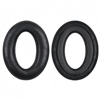 Almofadas para Auscultadores V-REEL para Sennheiser G4ME ZERO PC350 HD380PRO PXC350 PXC450 | Preto | Couro de Ovelha - 1