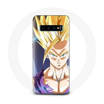 Capa Maniacase para Samsung Galaxy S10 Dragon Ball Manga Sangoku Rostos Furioso - 1