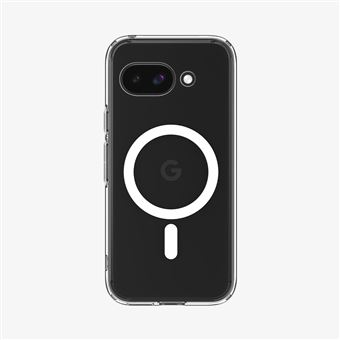 Capa para Telemóvel Spigen Ultra Hybrid Metal Ring (MagFit) | Transparente, Branco - 1