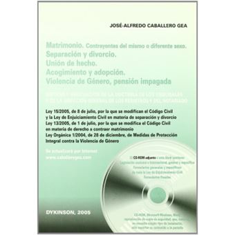 Matrimonio. Contrayentes Del Mismo O Diferente Sexo. Separación Y Divorcio. Unión De Hecho. Acogimiento Y Adopción. Violencia De Género. Pensión Impag - 1