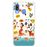 Capa Hapdey para Samsung Galaxy A40 2019 Design Símbolos de Espanha em Silicone Flexível e TPU_0