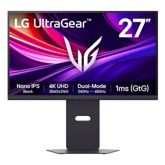 Monitor Gaming LG 27G850A-B.AEU | 4K UHD | 1 ms | 240 Hz | 27" | F - 1