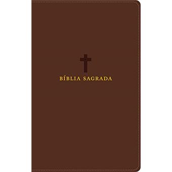 Bíblia Sagrada Acf, Couro Soft, Marrom, Letra Grande, Leitura Perfeita - 1