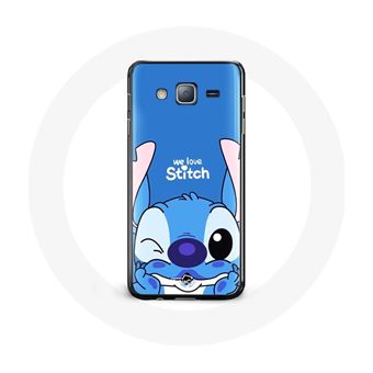 Capa Maniacase para Samsung Galaxy Grand Prime Stitch Bonitinho Fundo Azul - 1