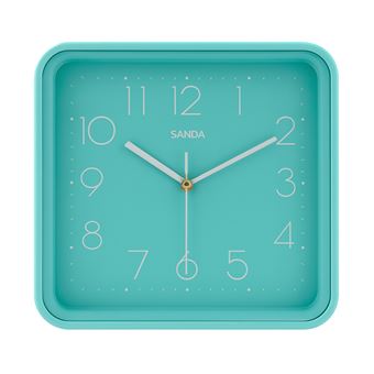 Relógio de Parede em Formato Quadrangular SANDA SD-4160 | Azul - 1
